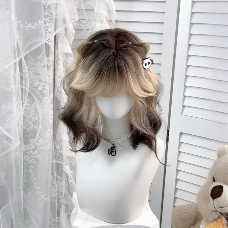 Paris Paint-Dyed Ombre Short Curly Wig