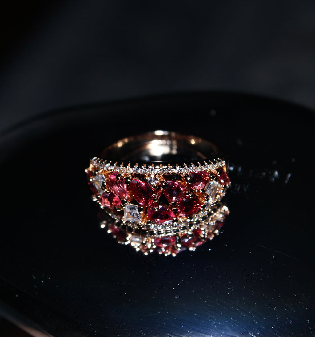 Vintage Pomegranate Ring