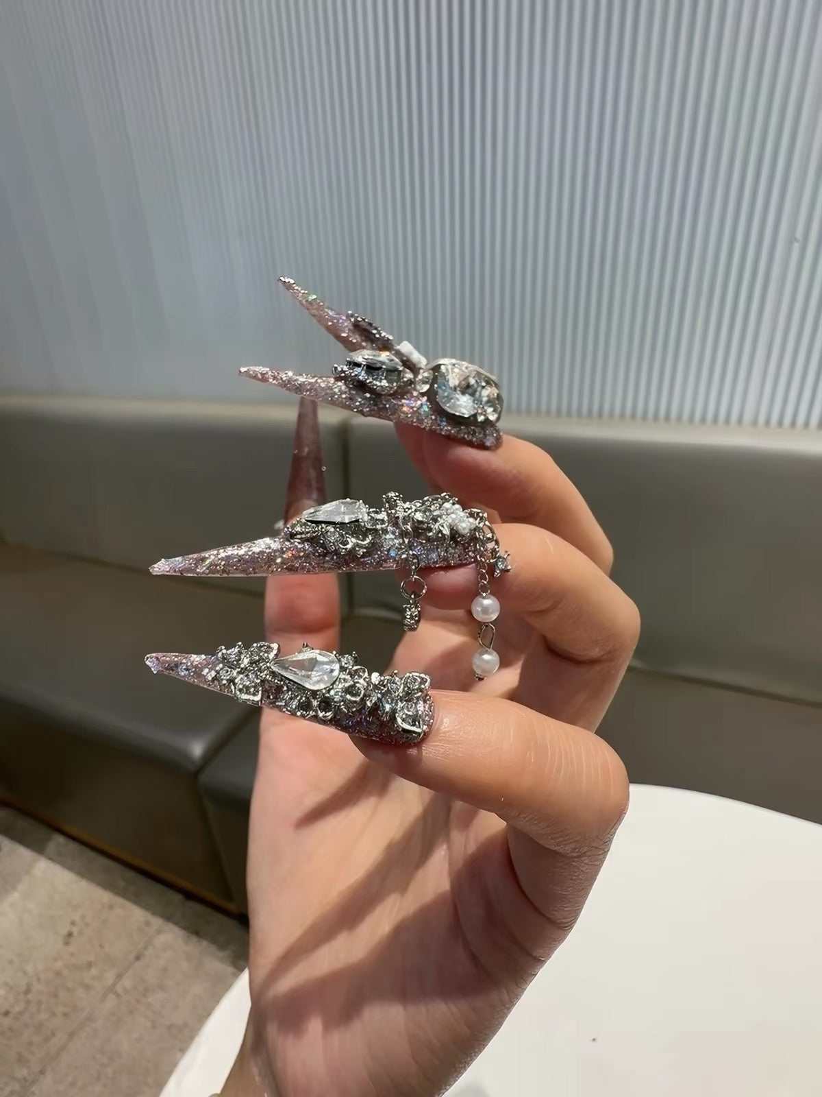 Bedazzled Press On