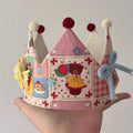 Cute Handmade Bow Little Bear Birthday Crown