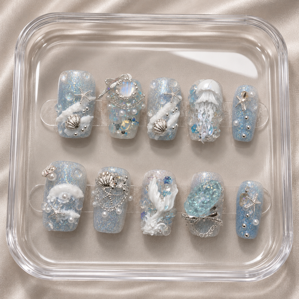 Versatile Fake Fingers Purely Handmade Wearable Nails