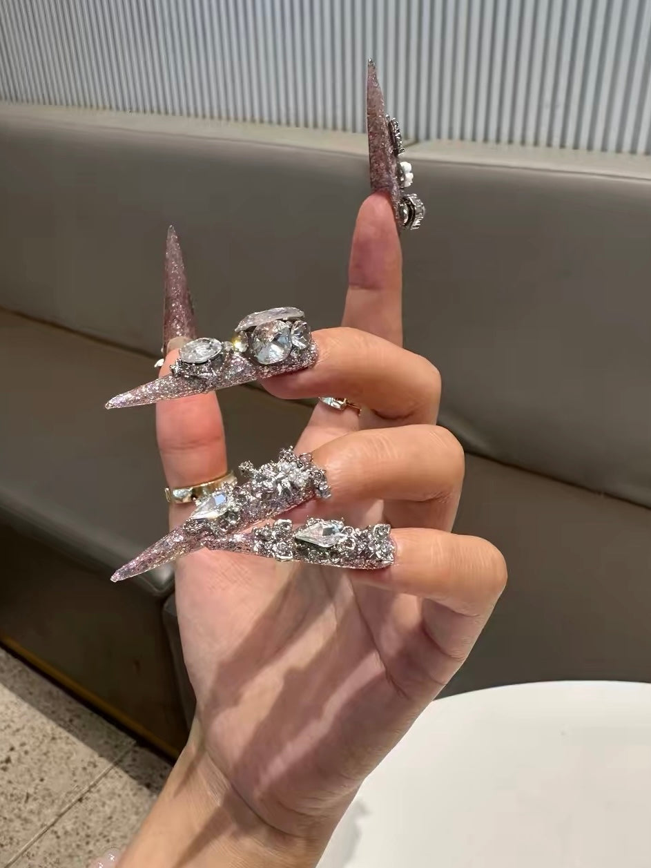 Bedazzled Press On