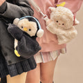 Cute Penguin & Lamb Plush Crossbody Bag